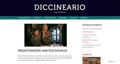 Desktop Screenshot of diccineario.com