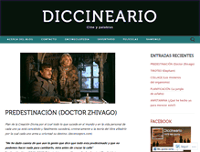 Tablet Screenshot of diccineario.com